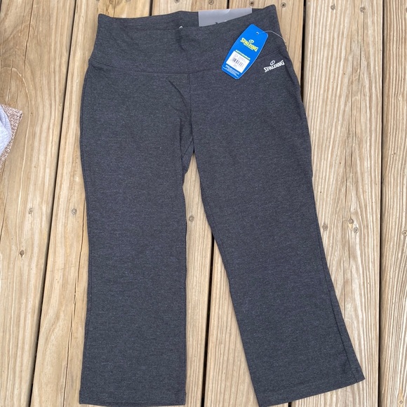 SPALDING : Yoga Crop NWT - Picture 1 of 4